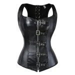 corset noir élégant