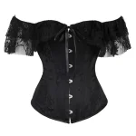 corset dentelle noir