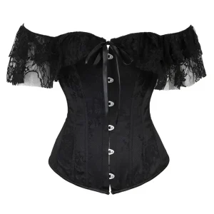 corset dentelle noir