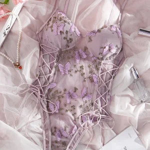 corset lingerie transparent