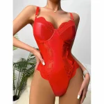 Body Corset Rouge élégant