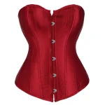 bustier corset rouge