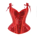 Corset gothique avec paillettes scintillantes
