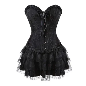 robe corset bustier noir