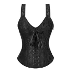 bustier corset noir avec lacet