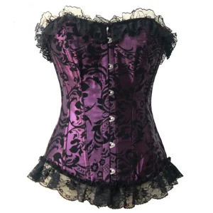 corset élégant en mauve