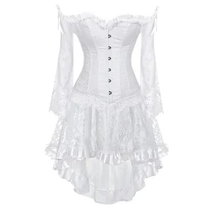 robe corset blanche grande taille