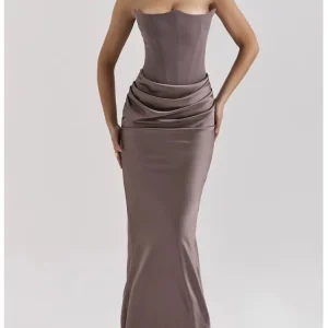 Robe Corset Gris