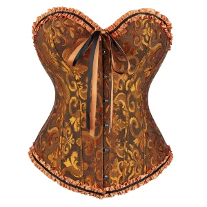 corset or brun élégant