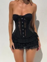 robe corset noir