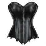 corset gothique noir