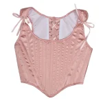 corset médiéval vieux rose