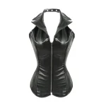 corset long simili cuir