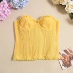 Bustier Corset Jaune