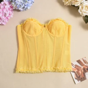 Bustier Corset Jaune