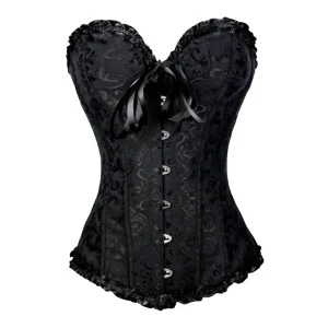 corset vintage noir