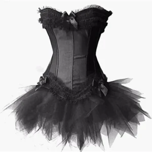 Robe Corset Dentelle Noir élégante