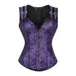 corset mauve vintage style rétro
