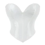 corset latex blanc