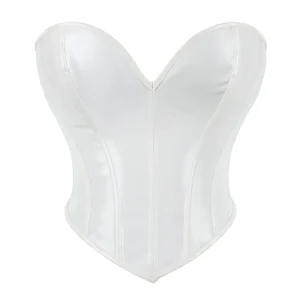 corset latex blanc