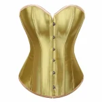 bustier corset or élégant