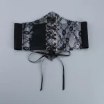 ceinture corset transparent