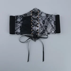 ceinture corset transparent