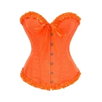 bustier orange élégant