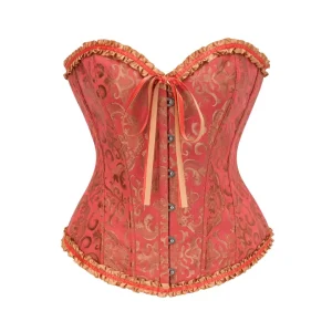 corset orange brûlé