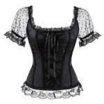 corset victorien noir