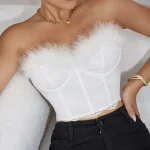 Bustier Corset Plume paris