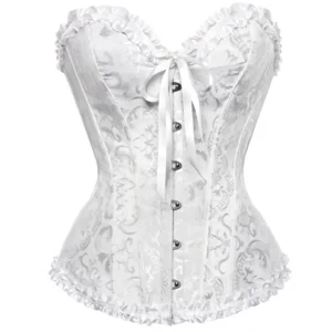 Corset Blanc Vintage