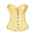 corset jaune élégant