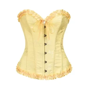 corset jaune élégant