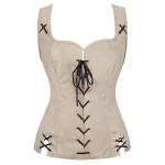 corset blanc cassé élégant