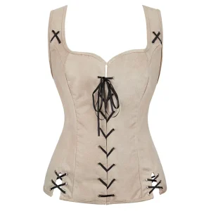 corset blanc cassé élégant