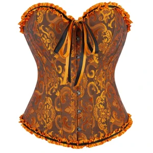 corset Orange Doré