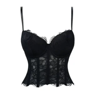 Corset Sexy Noir élégant