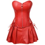 robe corset rouge
