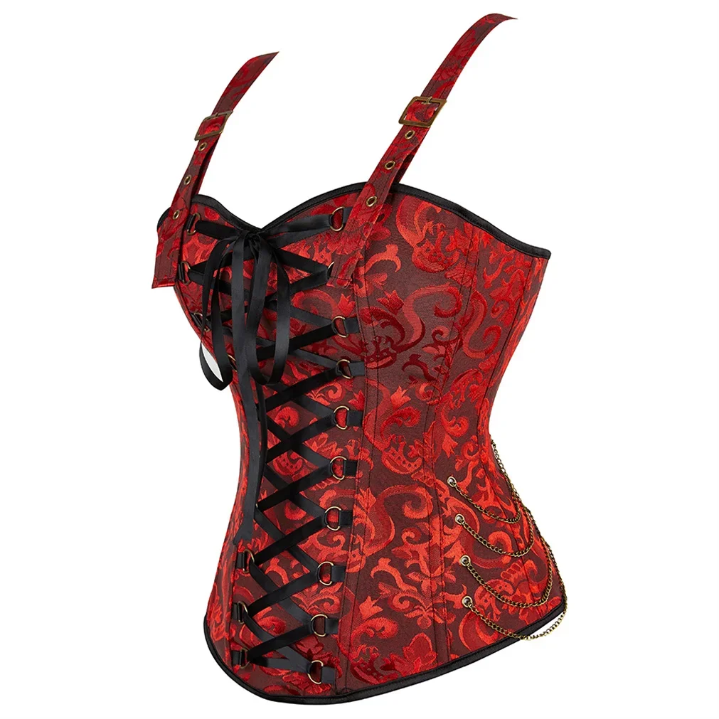 grande taille corset rouge