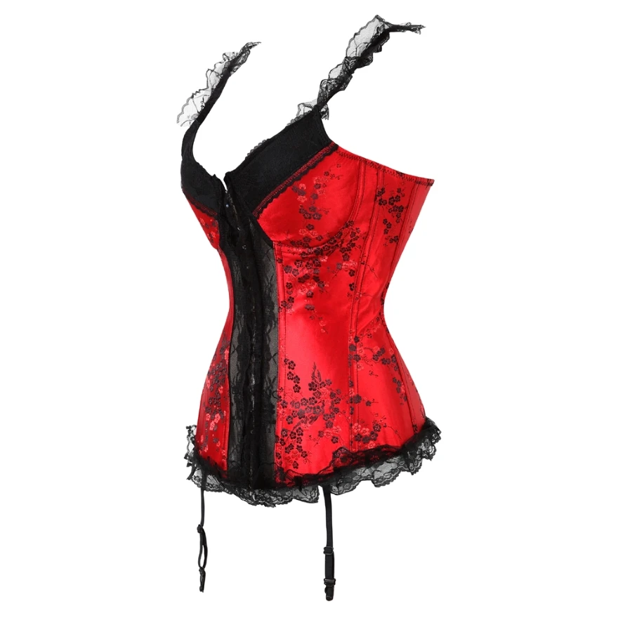 Corset floral élégant