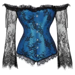 corset bleu roi grande taille
