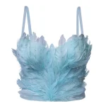 corset soutien-gorge bleu ciel
