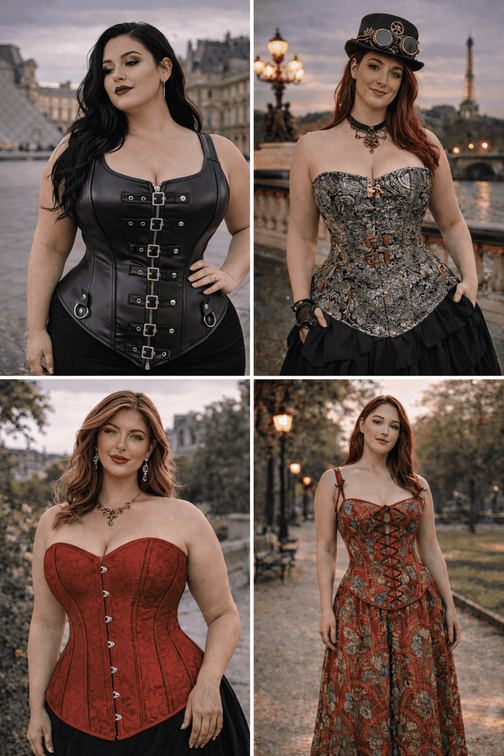 montage corsets styles gothique steampunk vintage et robe corset élégante