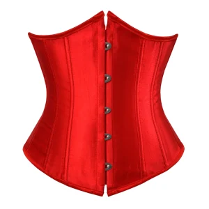 Ceinture Corset Rouge Écarlate Grande Taille