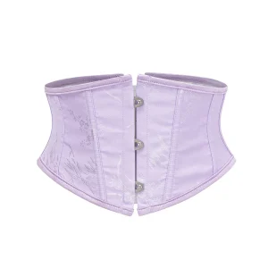 Ceinture Corset Lavande Pastel Fleurie