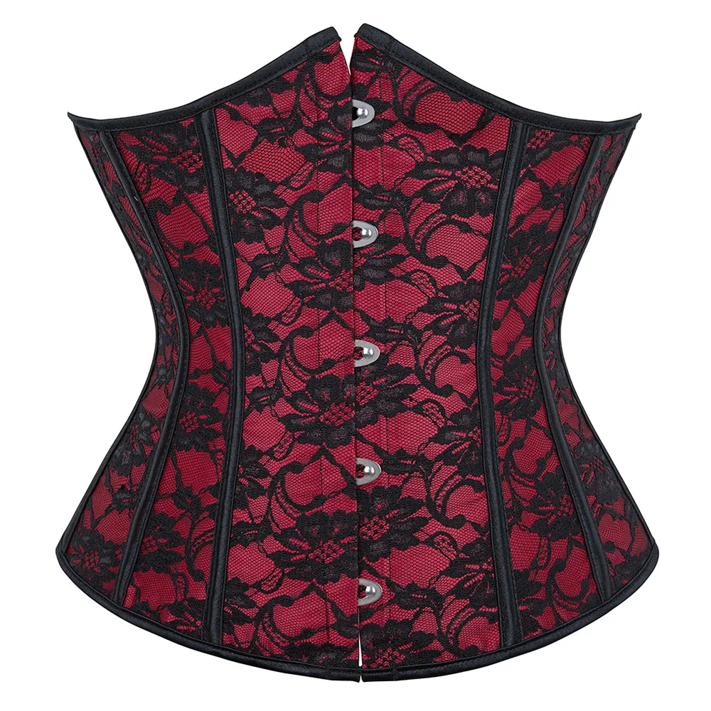 Ceinture Corset Noire et Rouge – Image 4