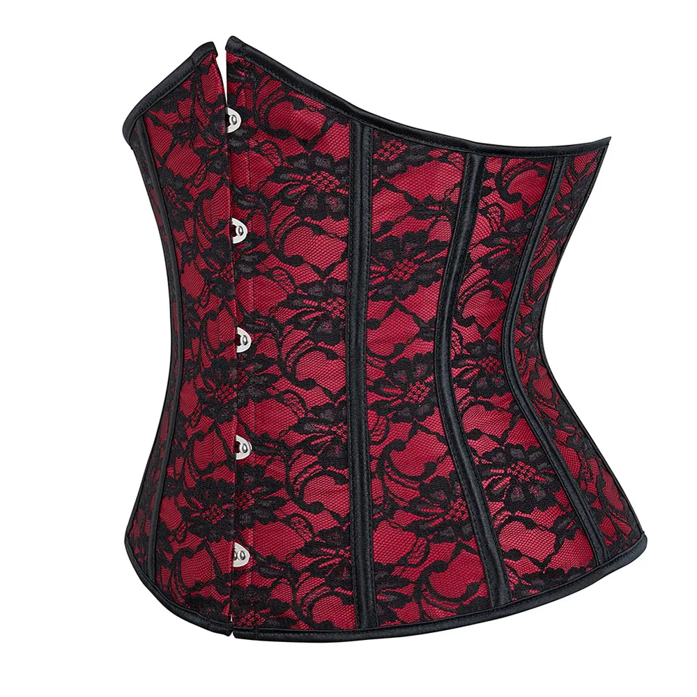 Ceinture Corset Noire et Rouge – Image 2