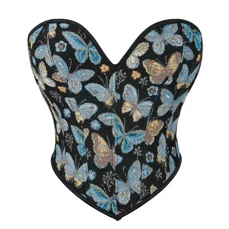 corset bustier renaissance papillon