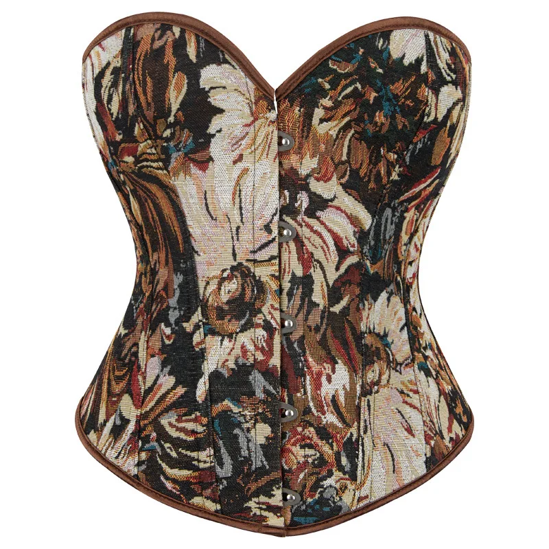 Corset Gothique Romantique Peinture Vintage – Image 2